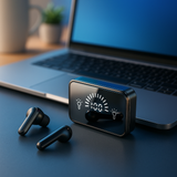 Écouteurs e-sport sans Fil 5.1 – Hi-Fi IPX7, Boîtier Miroir